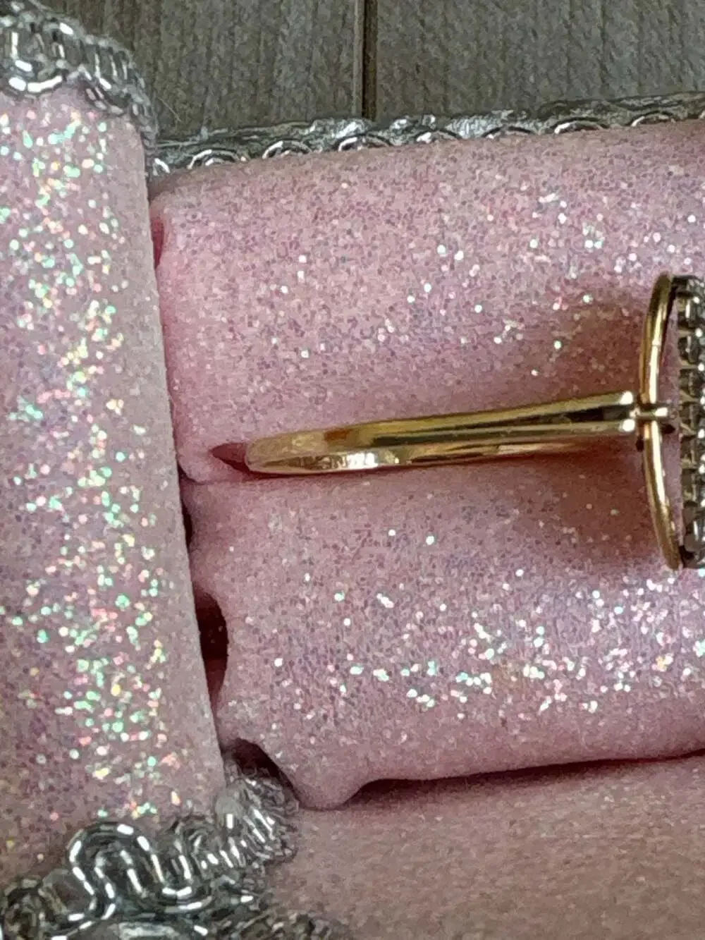 Vintage Art Deco Style North-to-South Diamond Cluster Cocktail Ring in 14K Yello